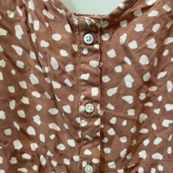Aerie Summer Polka-Dot Button Dress - Picture 3 of 4